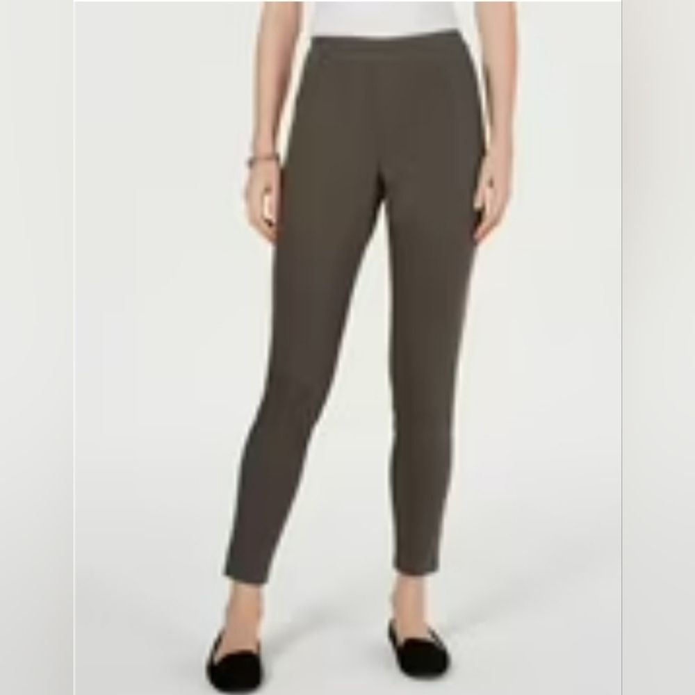 Style & Co Petite High Rise Leggings Winter Moss